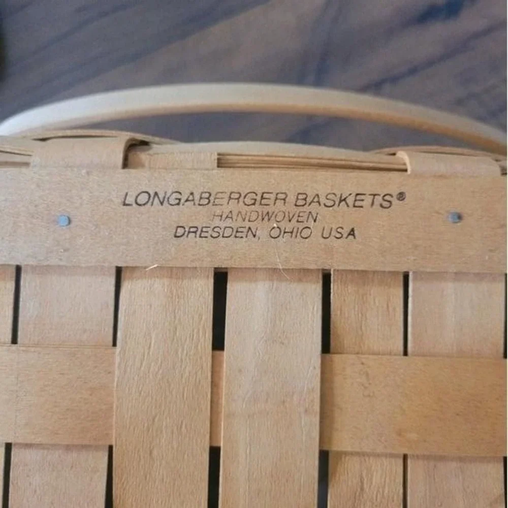 2000 Longaberger Christmas Collection Deck the‎ Halls Basket